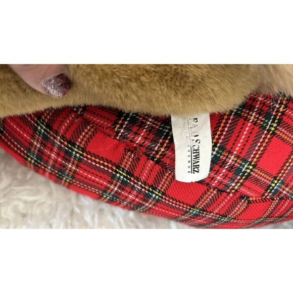 FAO Schwarz Vintage 90s Stuffed Plush Shepherd Dog 2 Puppies (bed not included) - Picture 5 of 5